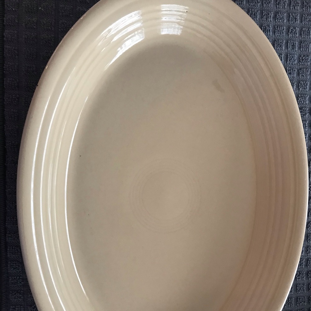 Fiesta wear platter Ivory 13 5/8